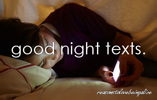goodnight texts